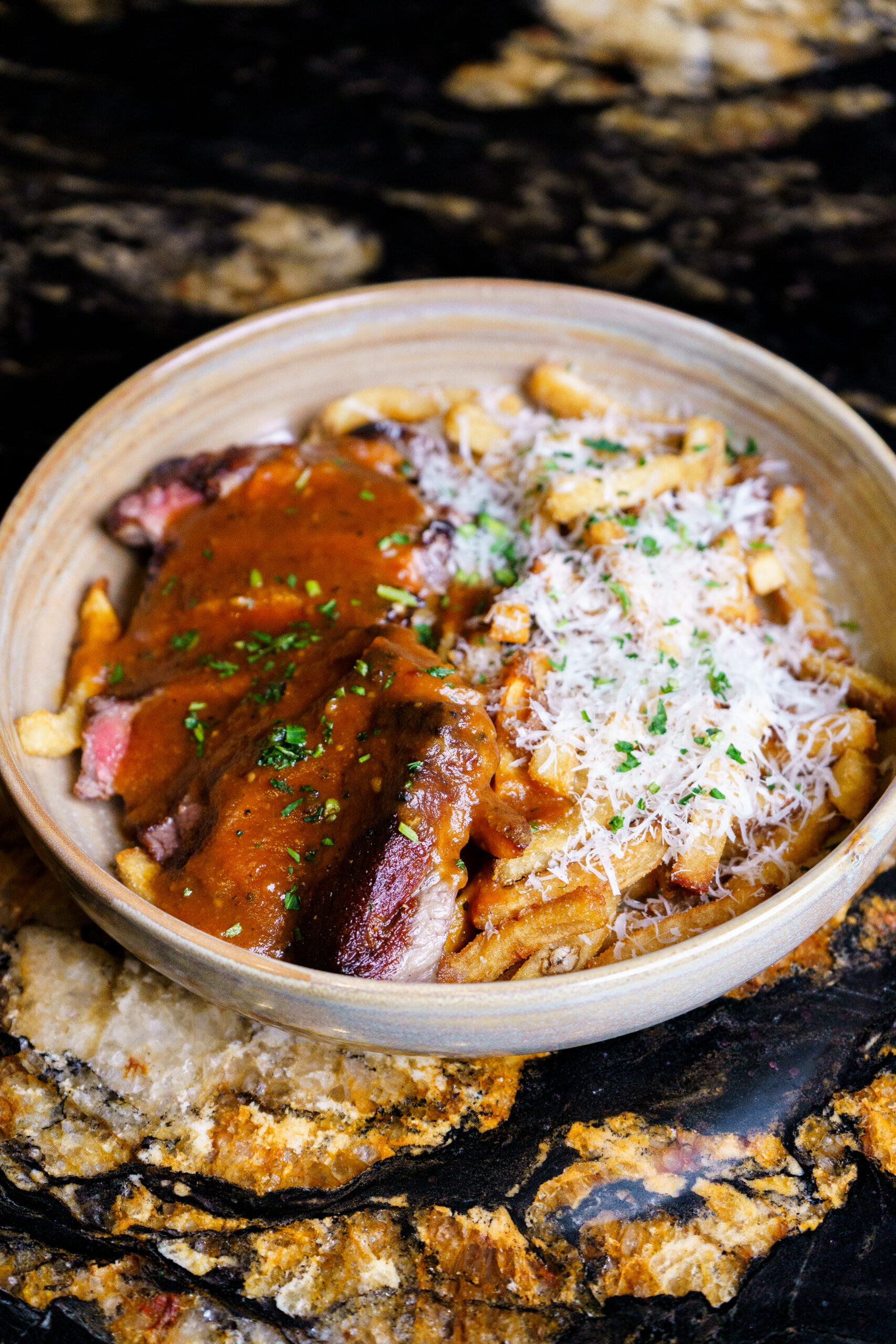 Food served at Greta Bar, serving street food inspired from all around the world from the Greta menu