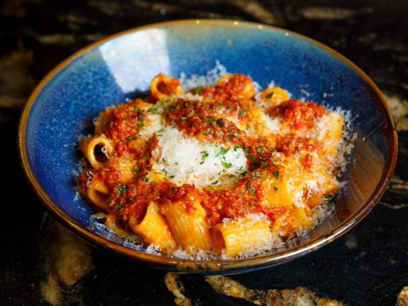 Food served at Greta Bar, serving street food inspired from all around the world from the Greta menu