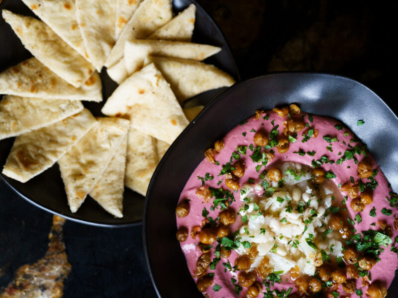 Food served at Greta Bar, serving street food inspired from all around the world from the Greta menu