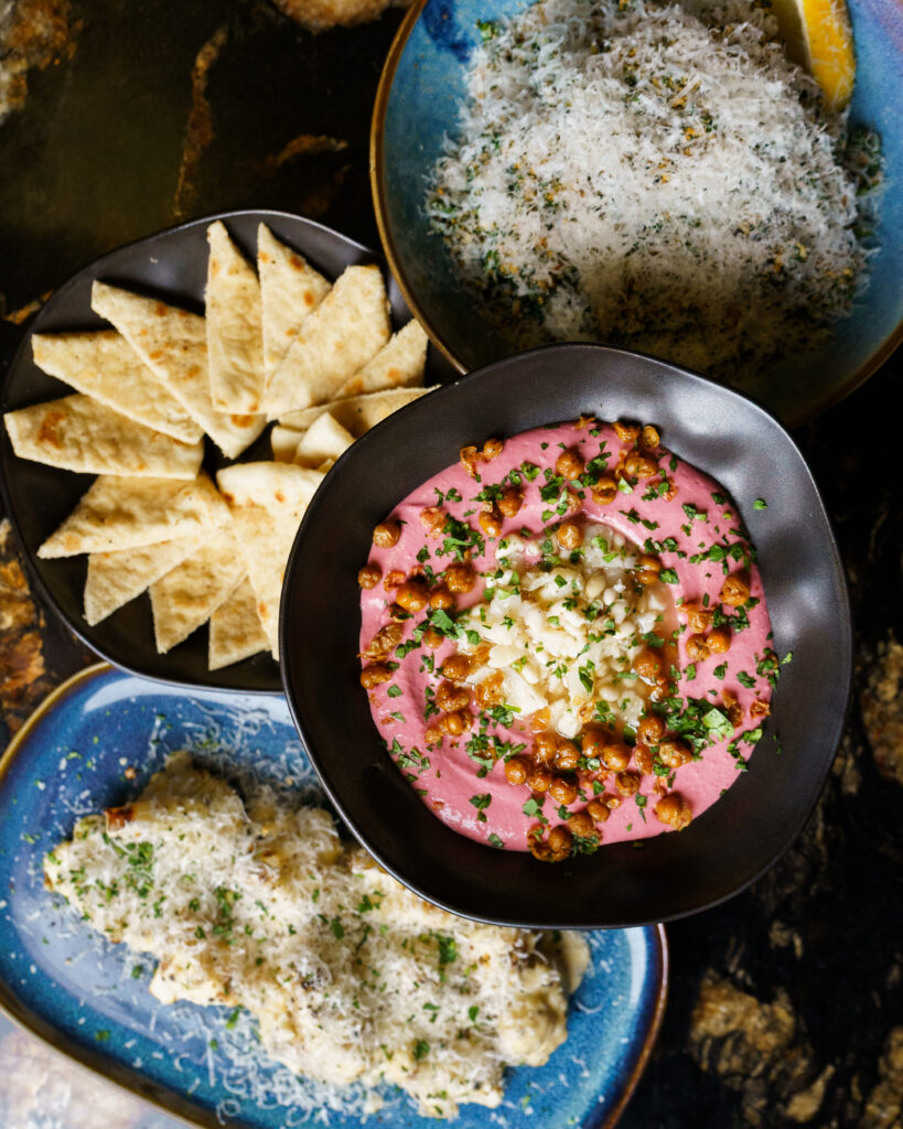 Food served at Greta Bar, serving street food inspired from all around the world from the Greta menu