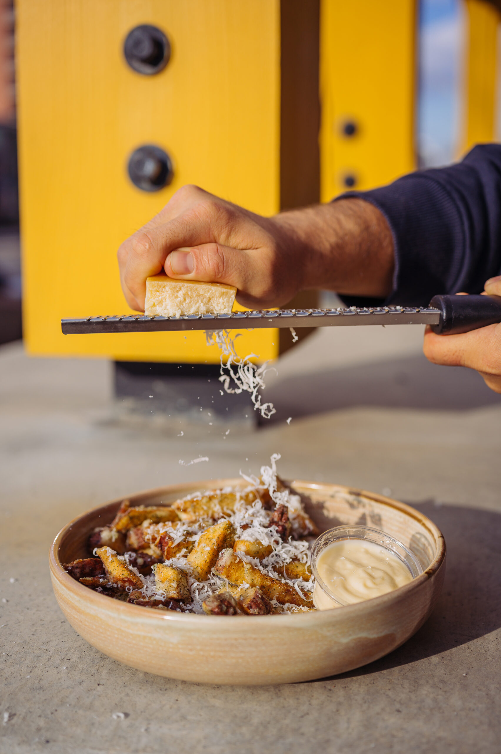 Food served at Greta Bar, serving street food inspired from all around the world from the Greta menu