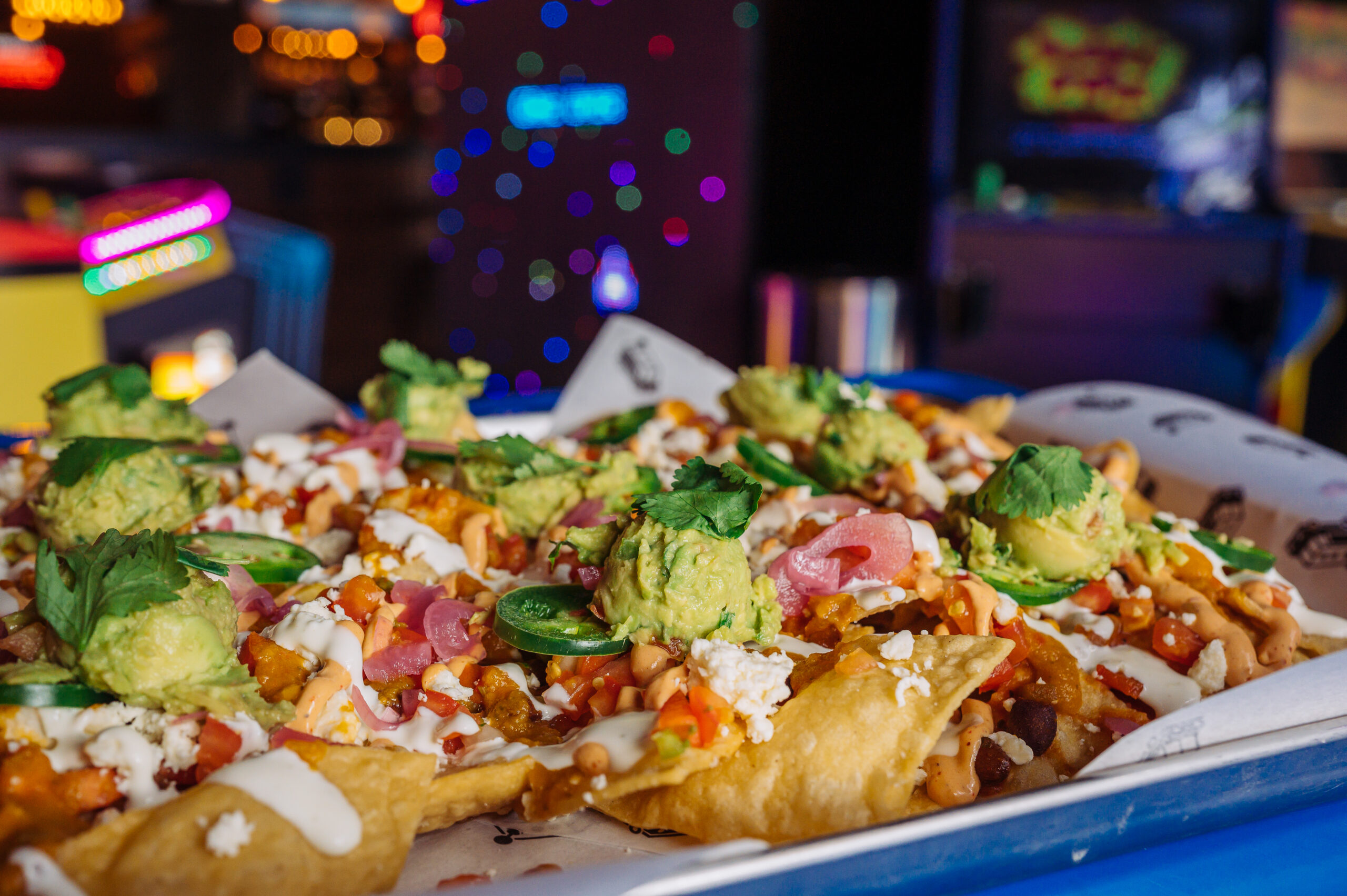 Food served at Greta Bar, serving street food inspired from all around the world from the Greta menu