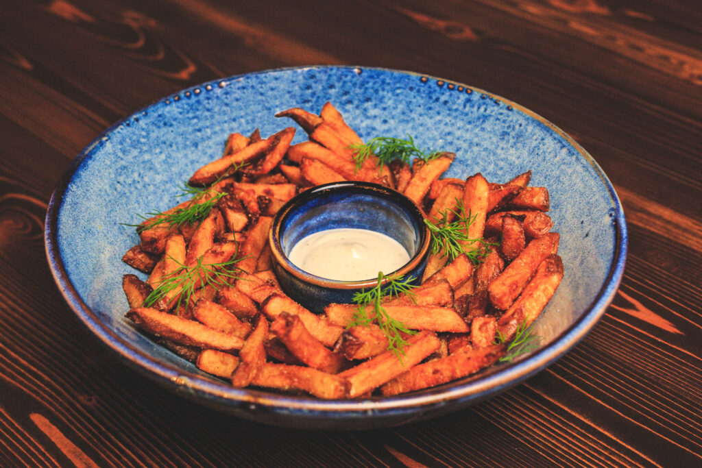 Food served at Greta Bar, serving street food inspired from all around the world from the Greta menu