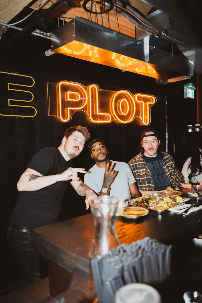 Guests enjoying food, drinks and games at Greta Bar