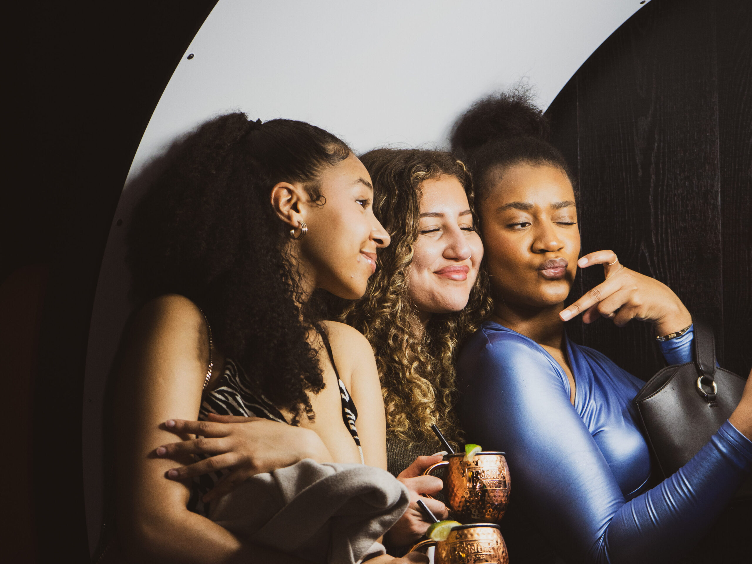 Guests enjoying food, drinks and games at Greta Bar