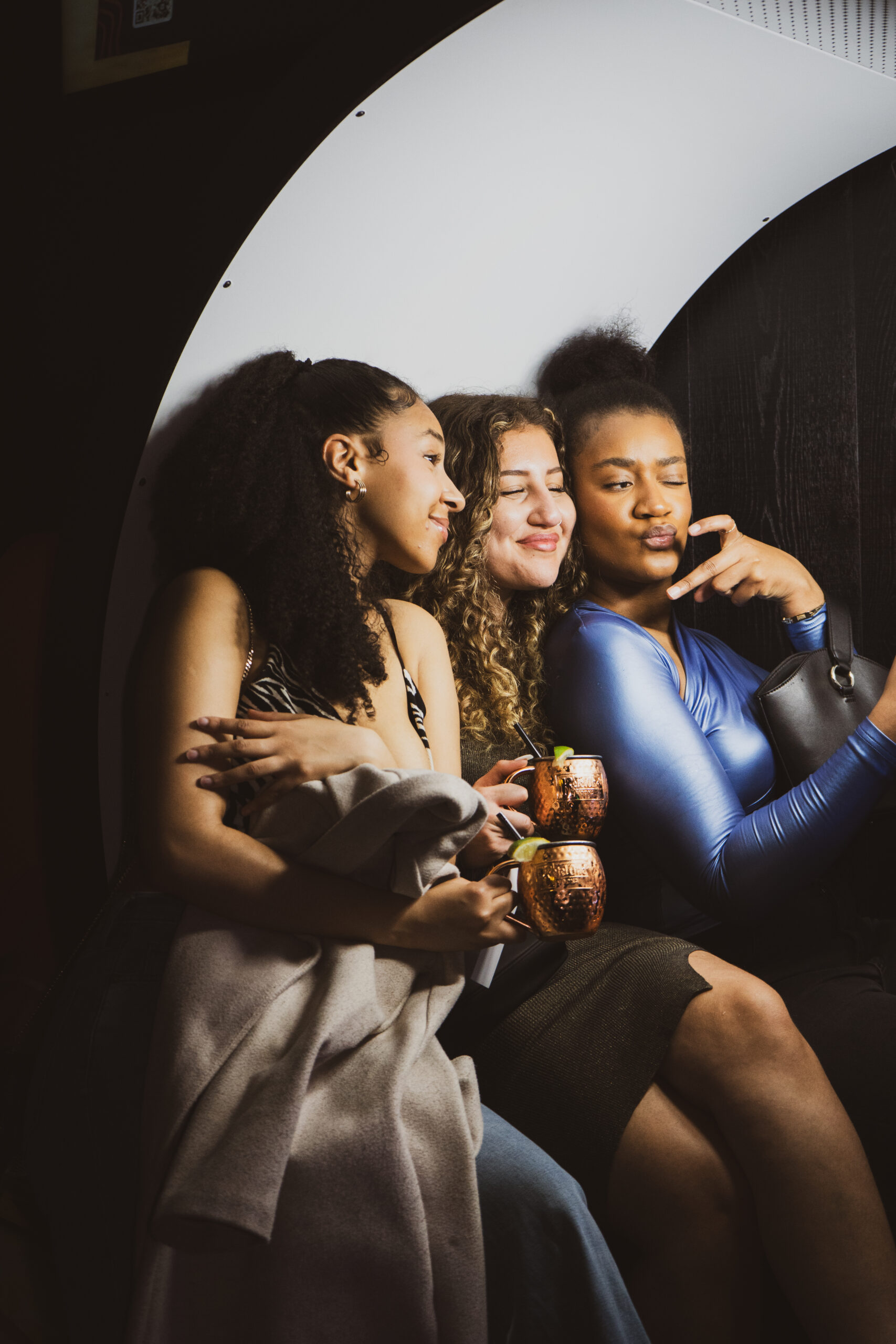 Guests enjoying food, drinks and games at Greta Bar