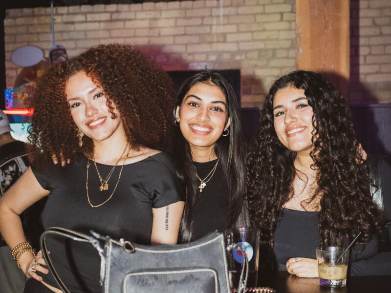 Guests enjoying food, drinks and games at Greta Bar